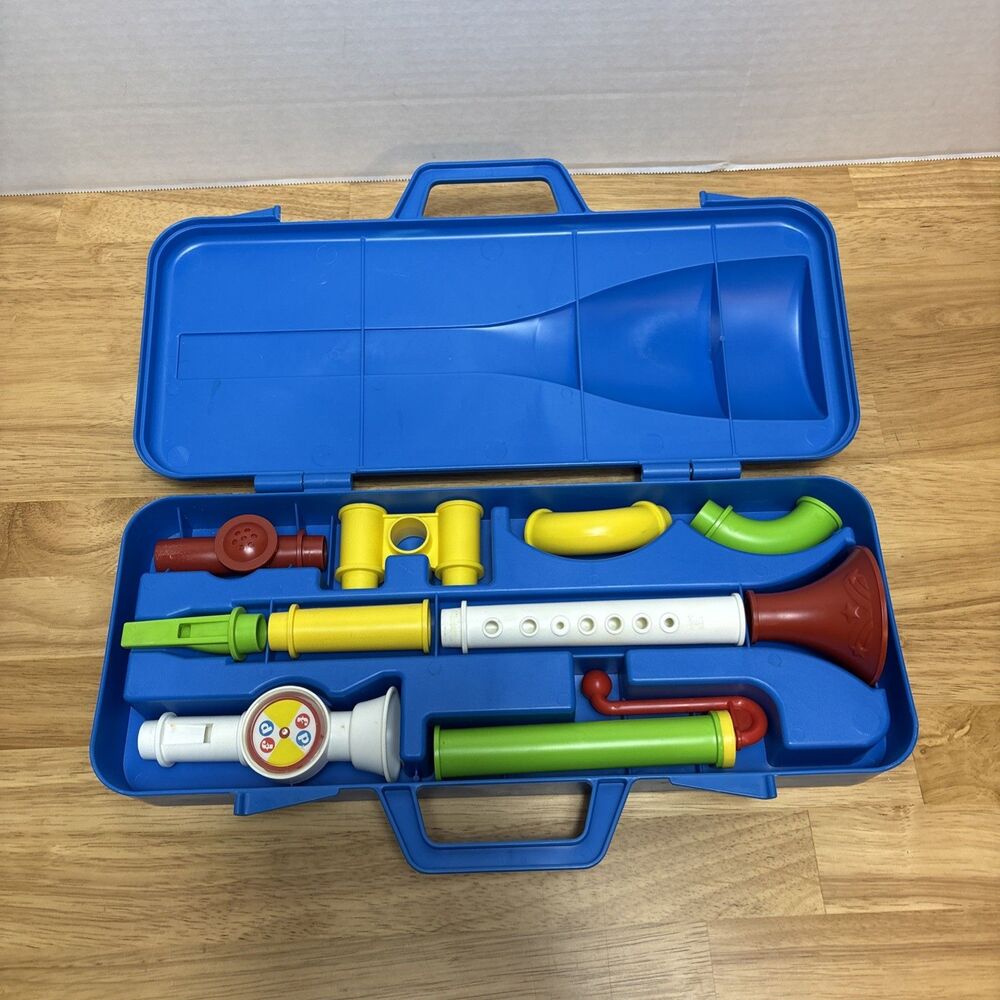 Fisher Price Crazy Combo Horn Set #604 - COMPLETE, Vintage 1984